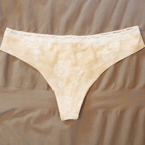 Victoria Secret cream/white very sexy thong